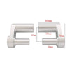 BMW R1250RT 1 Pair Chrome Handlebar Riser Clamp (2014-2023)