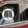 Ford Explorer (2002-2010) Carbon Fiber Black 7 Pcs Door Pillar Window Trim