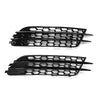 Audi A6 C7 Sedan (2012-2015) 2x Honeycomb Fog Light Grille Mesh Covers
