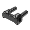 Harley Sportster Dyna Softail 4" Handlebar Risers Flat Clamp Mount