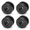 Yamaha Warrior 350 YFM350X 4x Rubber Heel Guard Grommets (1990–2004)