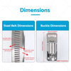 304 Stainless Steel Adjustable Worm Hose Clamps with Fasteners - DIY