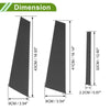 BMW 3-Series Carbon Fiber Black 6 x Door Pillar Window Trim (2019-2022)