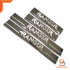 Ford Ranger Dual Cab Ute Chrome Door Sill Scuff Plates (2012-2024)
