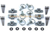 6 x Dzus Fastener Silver D Anello Bail Handle Fairing