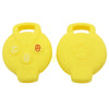 SMART Fortwo Yellow 3BTN Silicone Remote Key Cover Bag fit