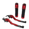 Yamaha FJR XJR 1300 Folding Extendable Brake Clutch Lever Grip Set (2001-2006)