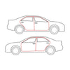 Mazda Familia GLC 323 Hatchback 1977-1980 Front Rear Door Weatherstrip