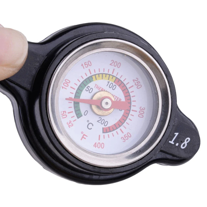 Honda Yamaha Suzuki ATV High Pressure Radiator Cap with Temperature Gauge