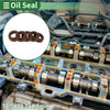 Oil Seal 12.5x20.5x4.5mm Seal Ring Rotary Shaft FKM Rubber 5 Pcs