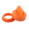 Polaris RZR XP 800-1000, Ranger, Sportsman Ignition Key Cover w/Nut Orange ABS