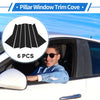 Land Rover Range (2014-2021) Black 6 Pcs Door Pillar Window Trim