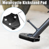 Suzuki GSXS 750 (2017-2022) Black Motorcycle Kickstand Pad Set