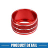 Subaru BRZ, Toyota 86 (2022) -  Red AC Radio Switch Knob Cover Trim