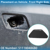 BMW 528i (2011-2016) - Gray Washer Nozzle Cover Cap