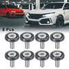 Car Motorcycle 8pcs M6 Quick Release Fastener Bumper Washer Bolt