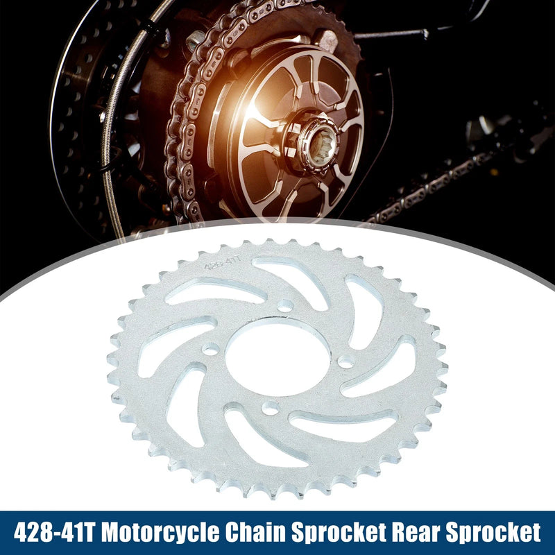 Dirt Bike 428 Pitch / 52mm / 41T Motorcycle Chain Sprocket Rear