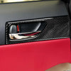 Lexus IS 2014-2018 Carbon Fiber Rear Door Handle Suround Cover Trim Fit
