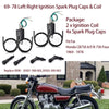 Honda 750 Four CB750 CB750A Ignition Coils & Spark Plug Caps (1975–1978)