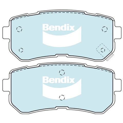 Kia Picanto Rear Disc Brake Pads Set (2011 - 2017)