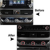 Honda Accord 10th Gen (2018-2022) Black Control Switch Knob Cover Trim