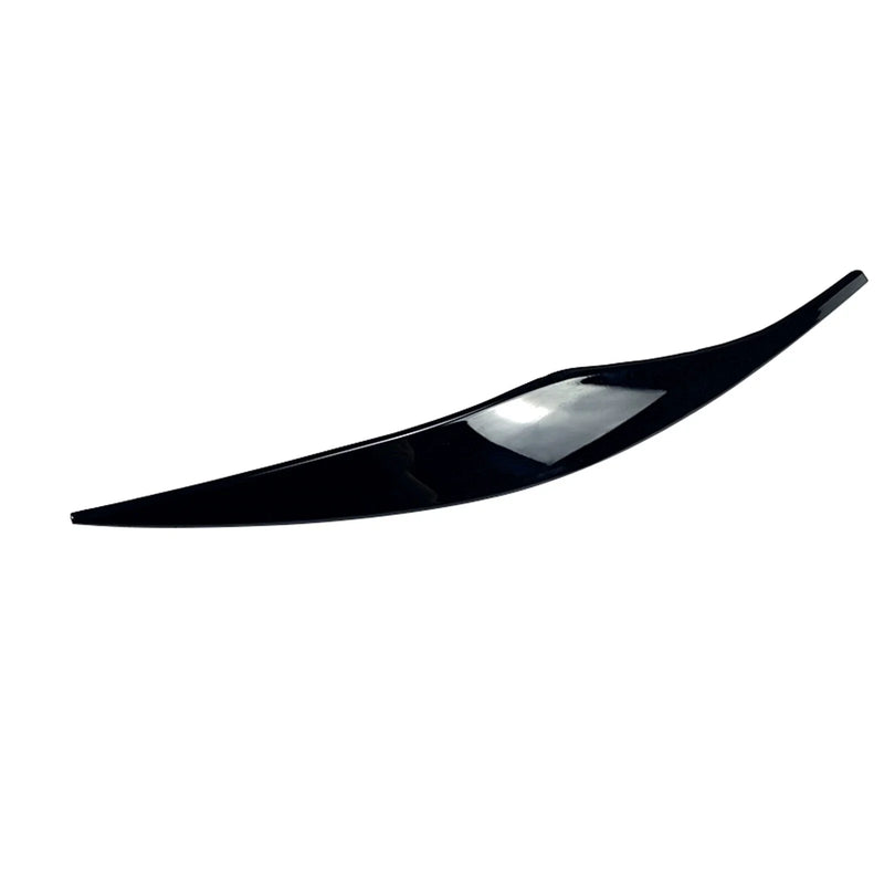 BMW 3 Series E90 E91 (2006-2012) Gloss Black 2 x Headlight Eyelid Covers