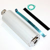 200cc 250cc 300cc Quad ATV Silver Alloy Exhaust Muffler + Clamp