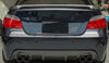 BMW E60 E61 1x Gloss Black Rear Bumper Diffuser (2005-2010)