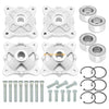 Polaris RZR 800 Front & Rear Hubs & Bearings & Studs Kit (2008–2014)