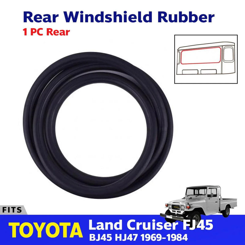 Rear Windshield Rubber Glass Seal Fits Toyota Land Cruiser FJ45 HJ45 1969-84 ADE