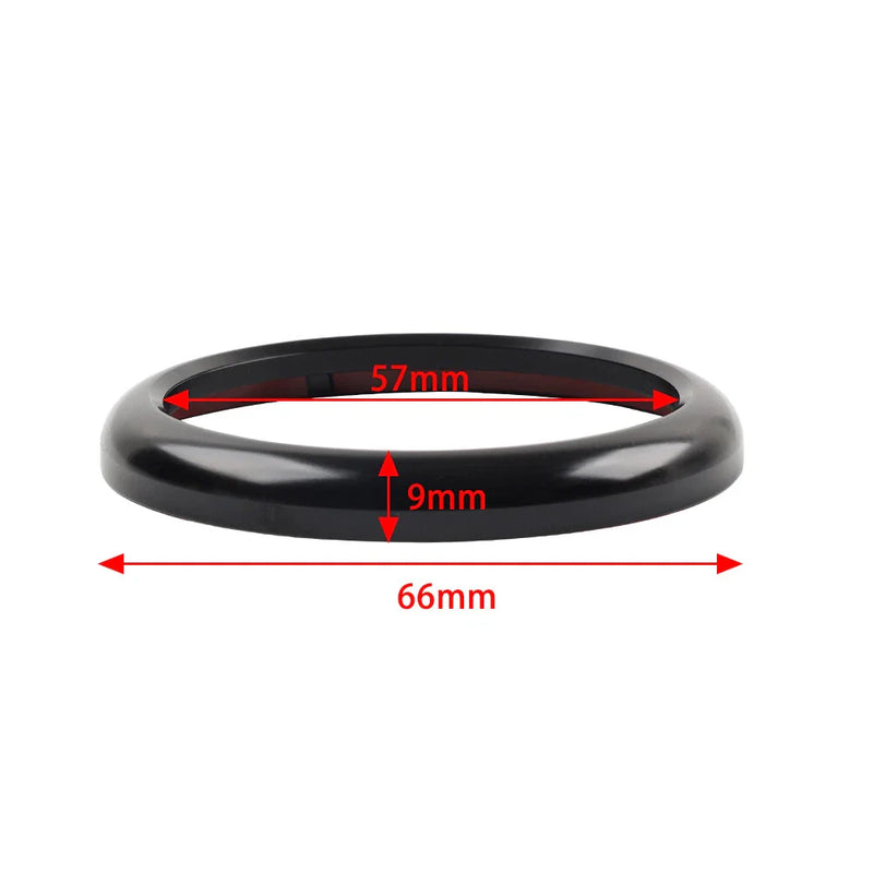 Porsche 911 718 Boxster Cayenne Macan Silver Stopwatch Compass Cover Ring