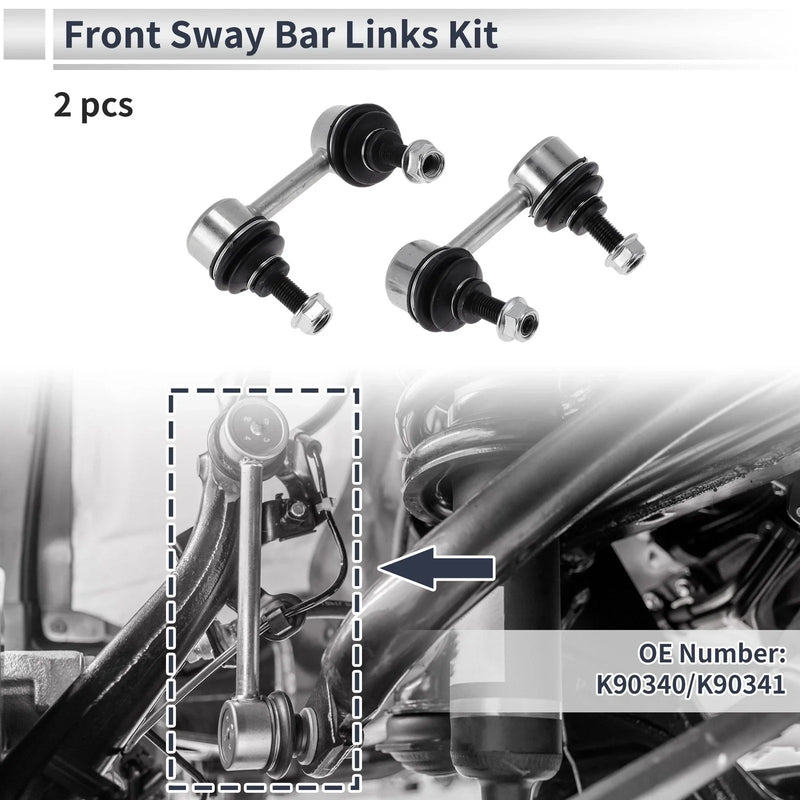 Acura CL (2001-2003) - 2 x Bushing Included Front Stabilizer Bar Links