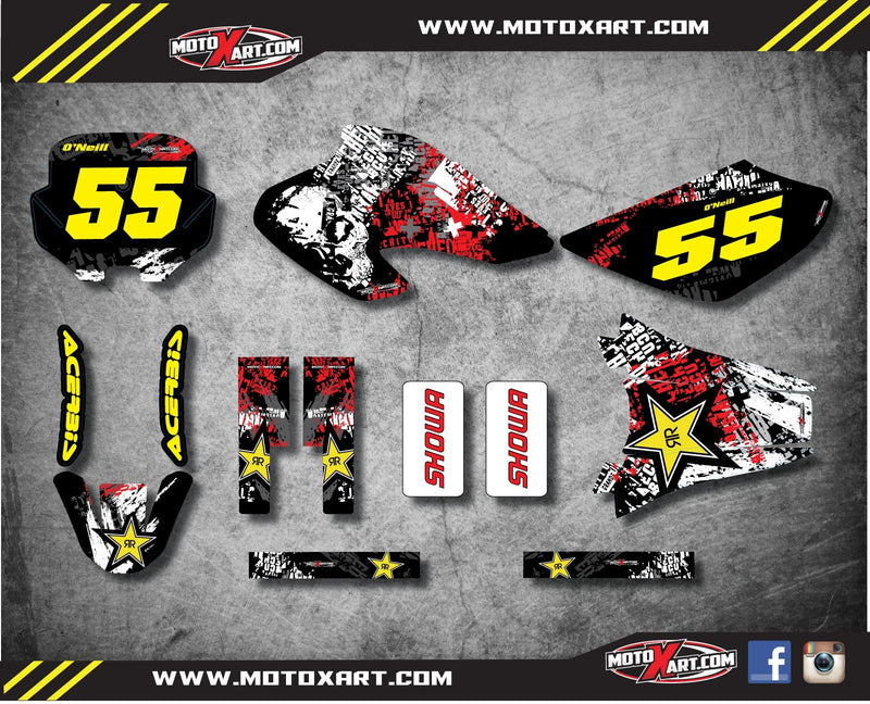 Honda XR 100 (2001-2004) Stickers Custom Graphic Kit GRAFFITI STYLE