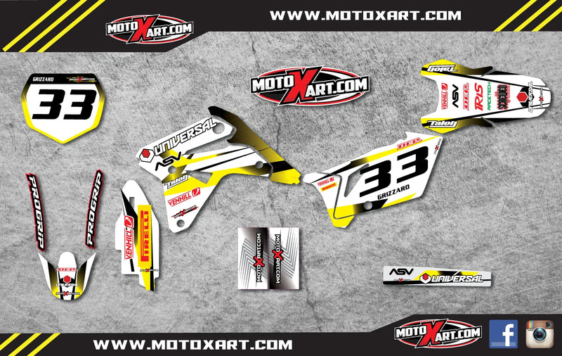 SUZUKI RMZ 450 (2007) - STORM STYLE Stickers Decals Custom Graphic Kit