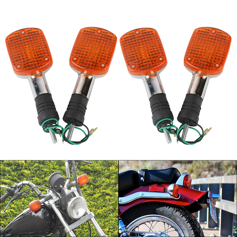 Honda Rebel 250 CA250 Magna VF250 VF750 4 x Turn Signals Blinker Light