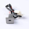Ford Focus Silver USB-C PD Port Charger Red LED (2005–2009)