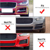 Jaguar XE R-Sport Black Front Bumper Outer Grill Covers (2015-2019)