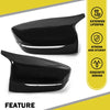 BMW G20 G21 G22 G30 G31 G11 G14 G15 Gloss Black Side Mirror Cover Caps (2019-2023)