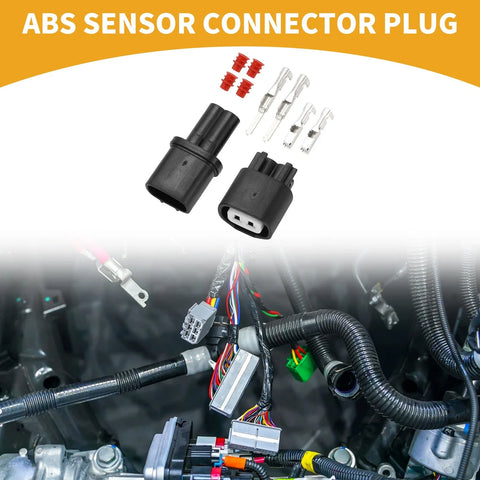 Toyota 2 x ABS Sensor Connector Plug Male Female Wire Terminal