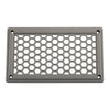 RV Bus Gray Hexagonal Air Inlet Vent Panel