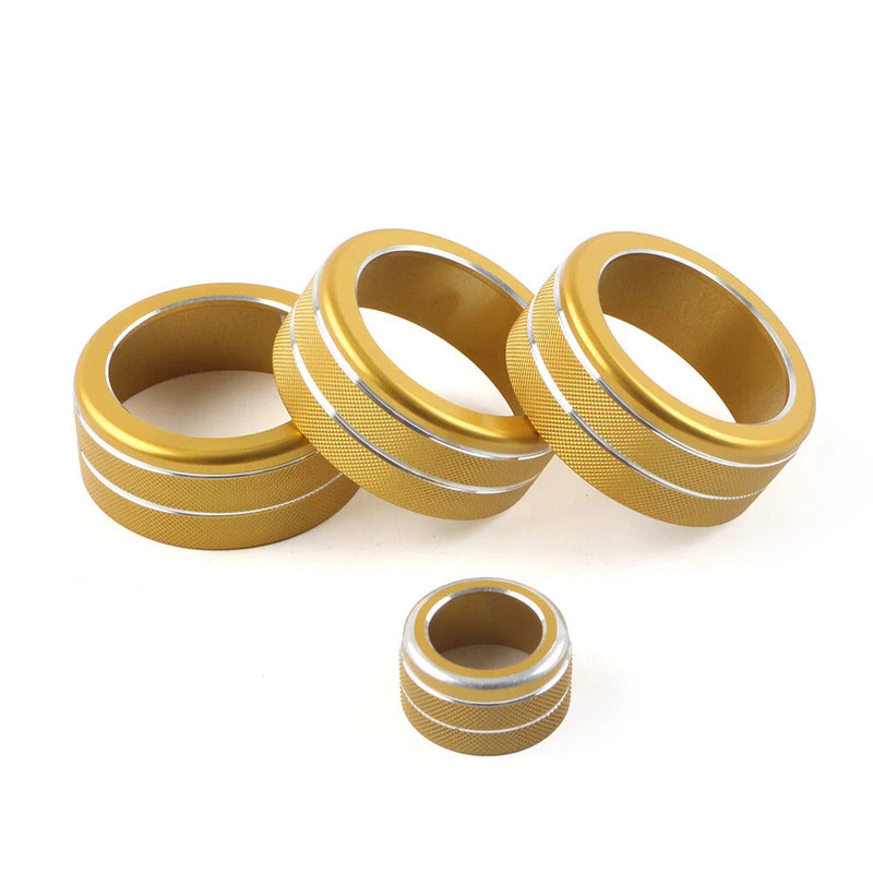 Honda Civic 2022+ AC Climate Control Knob Ring Cover  Gold