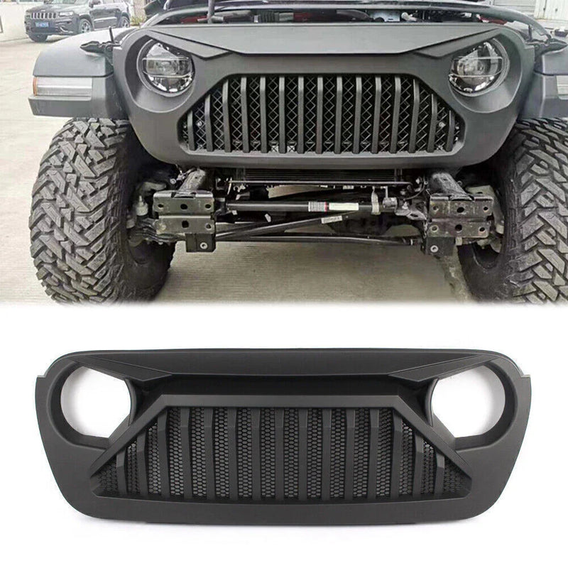Jeep Wrangler JL 2 / 4-Door Front Upper Bumper Mesh Grille (2018-2019)