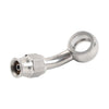 Motorcycle Stainless Steel 10.2mm 3/8" Eye Banjo Hose Ends AN-3 45��