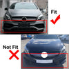 Mercedes Benz A-Class W176 2 x Front Bumper Lip Splitter Spoiler (2016-2018)
