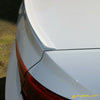 Audi A4 S4 B9 Sedan Ibis White Boot Lip Spoiler (2017-2023)
