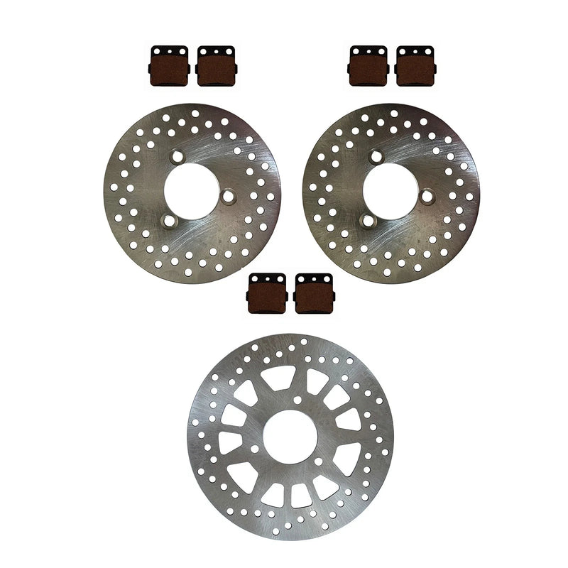 Honda TRX300EX &TRX300X Sportrax 2 x Front & Rear Disc Brake Rotors & Pads