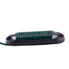 Truck Trailer Waterproof Green 4 LED Oval Side Marker Lights