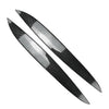VW Golf MK4 Carbon Fiber Black Headlight Eyebrow Eyelid Cover Trim (1997-2005)