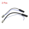 Honda 2 x Black Car Radio Stereo Antenna Adaptor Connectors (2000-2023)