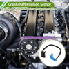 Buick Regal 3.1 Crankshaft Position Sensor 1 Pc Black (1994–1996)
